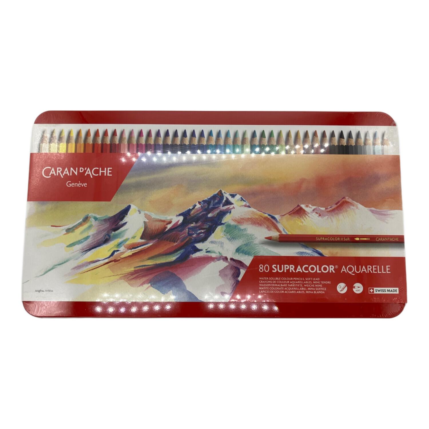 キ*コ様 D4【used.美品】　カランダッシュ　スプラカラーソフト　　80色 CARAN d'ACHE (カランダッシュ) 色鉛筆セット スプラカラーソフト 80色