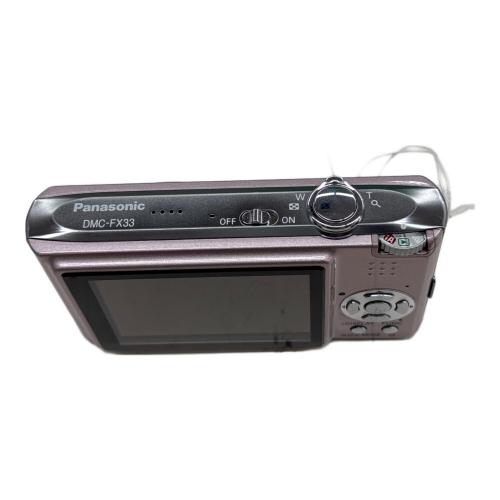 Panasonic (パナソニック) コンパクトデジタルカメラ F2.8～F5.6 LUMIX DMC-FX33 832万画素(総画素) 8～1/2000 秒 FJ7HA003481
