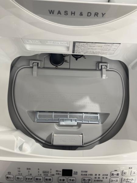 SHARP (シャープ) 縦型洗濯乾燥機 15 6.5kg 3.5㎏ ES-TX6H-W 2024年製