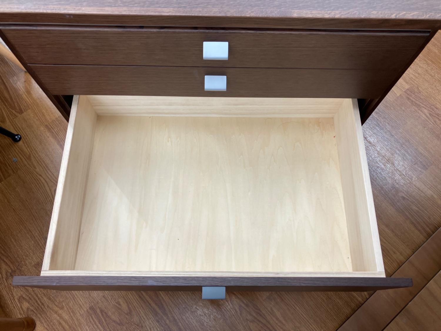 karimoku (カリモク) ローチェスト ダークブラウン 4段 QT2324 MK