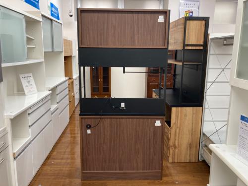 最終価格 ニトリ レンジボード ブラウン 茶色 横幅80cm ニトリ