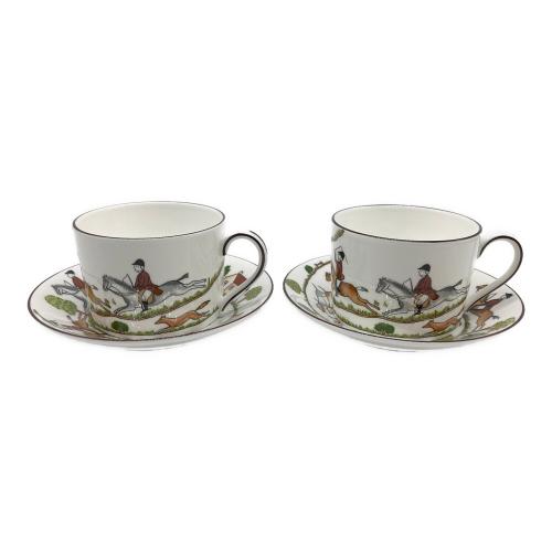 Wedgwood (ウェッジウッド) カップ&ソーサー HUNTING SCENES 2Pセット