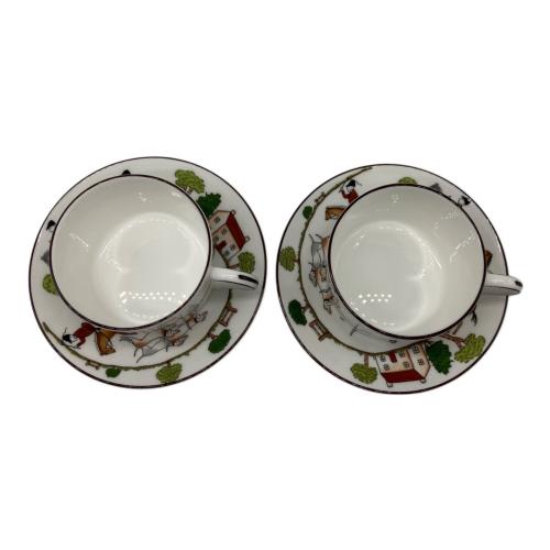 Wedgwood (ウェッジウッド) カップ&ソーサー HUNTING SCENES 2Pセット