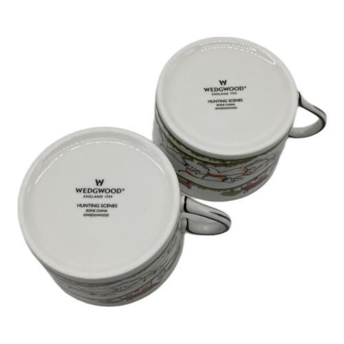 Wedgwood (ウェッジウッド) カップ&ソーサー HUNTING SCENES 2Pセット