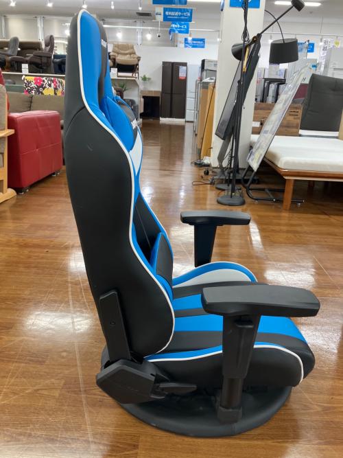 GYOKUZA ゲーミング座椅子 ブルー 極坐