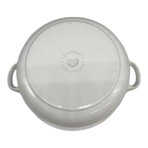 LE CREUSET (ルクルーゼ) ココットロンド ホワイト 20cm｜トレファクONLINE