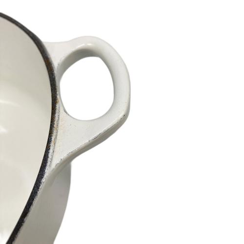 LE CREUSET (ルクルーゼ) ココットロンド ホワイト 20cm
