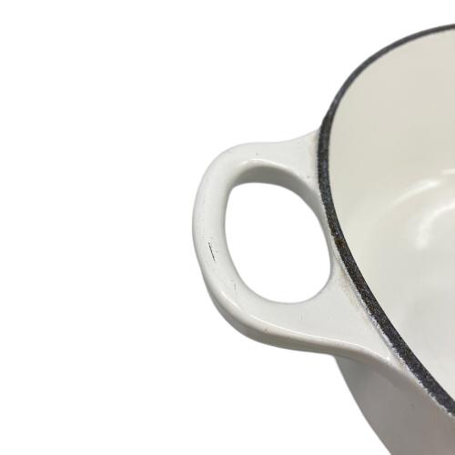 LE CREUSET (ルクルーゼ) ココットロンド ホワイト 20cm｜トレファクONLINE