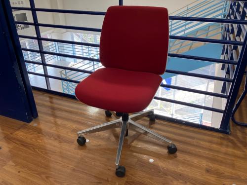 PLUS (プラス) オフィスチェア レッド 2016年製 1人掛け KC-UC54SEL
