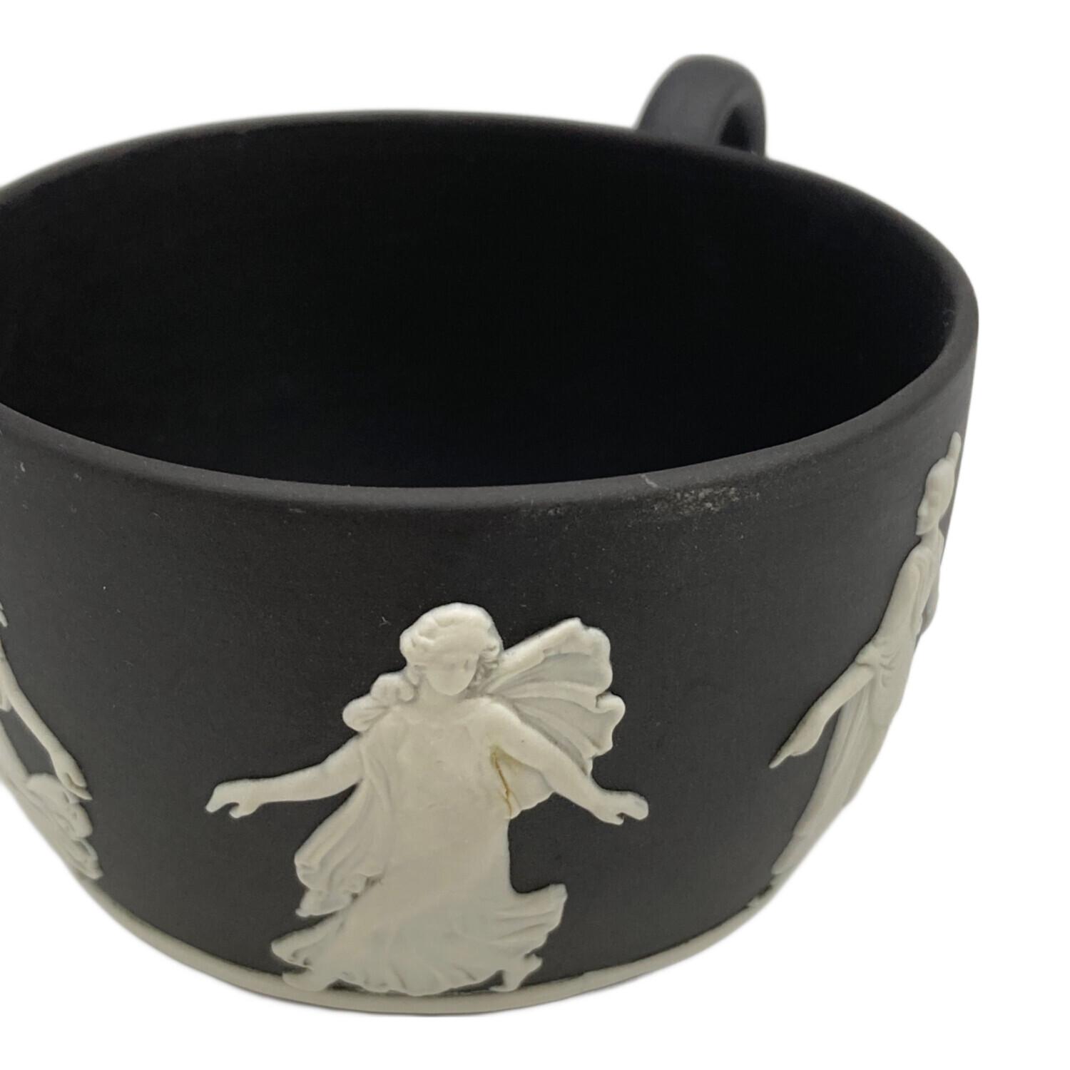 Wedgwood (ウェッジウッド) カップ&ソーサー ブラック ジャスパー