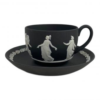 Wedgwood (ウェッジウッド) カップ&ソーサー ブラック ジャスパー