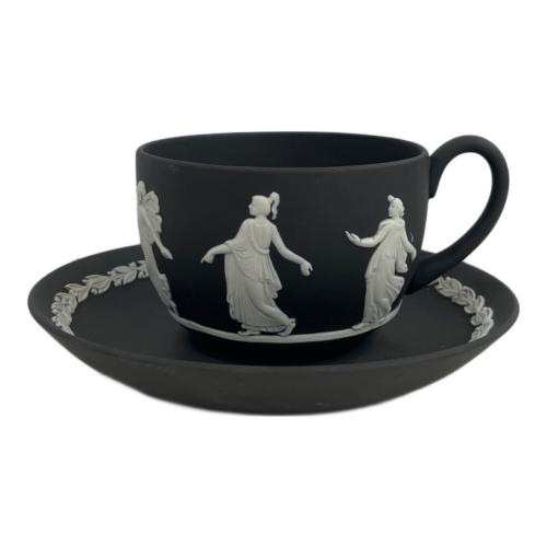 Wedgwood (ウェッジウッド) カップ&ソーサー ブラック ジャスパー
