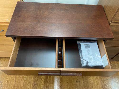 ニトリ ローチェスト ブラウン×ライトブラウン 204 4段 ビッテ