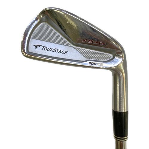TOUR STAGE (ツアーステージ) アイアンセット X BLADE 709CB 6本セット(5/6/7/8/9/PW) グリップ消耗