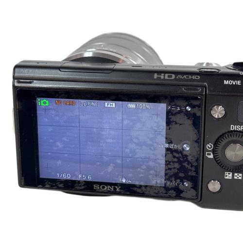 SONY (ソニー) ミラーレス一眼カメラ ズームレンズキット a NEX-5 1670万画素(総画素). 標準：ISO100～25600 1042154