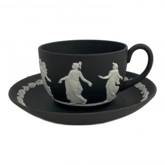 Wedgwood (ウェッジウッド) カップ&ソーサー ブラック ジャスパー
