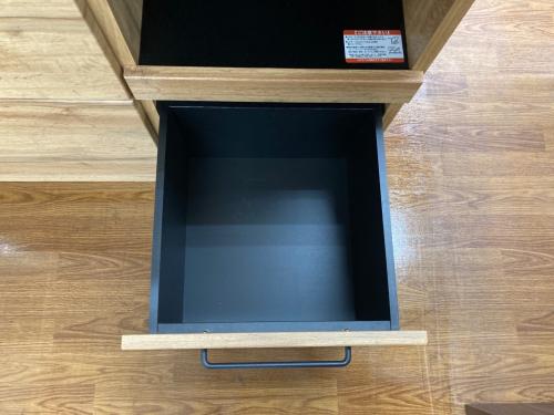 ニトリ レンジボード ナチュラル×ブラック 239 120cm 4枚扉 IM301