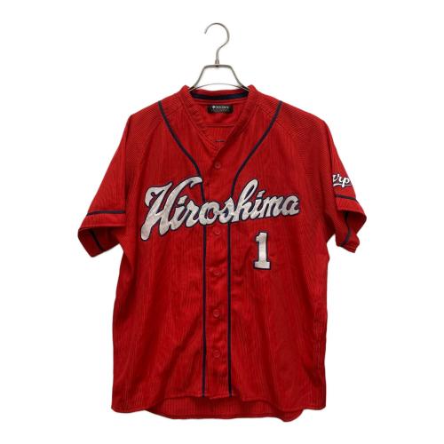 DESCENTE (デサント) 応援グッズ SIZE M レッド 前田智徳 引退記念ハイクオリティユニフォーム 広島東洋カープ 背番号1 DOR-H5009