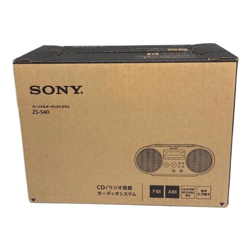 SONY (ソニー) CDラジカセ ZS-S40 -