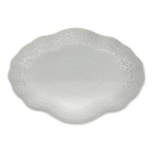 Herend (ヘレンド) オーバルトレー 3000-0-001A バロックホワイト