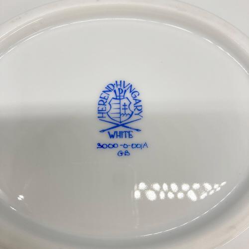 Herend (ヘレンド) オーバルトレー 3000-0-001A バロックホワイト