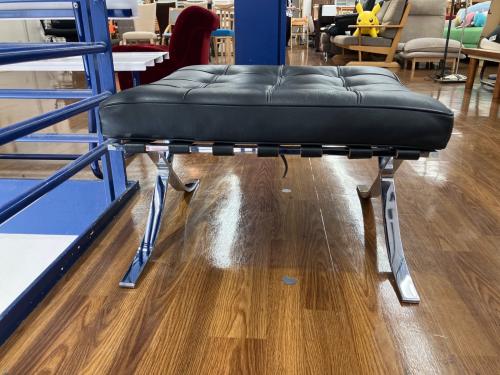 オットマン ブラック バルセロナチェアリプロダクト 1人掛け