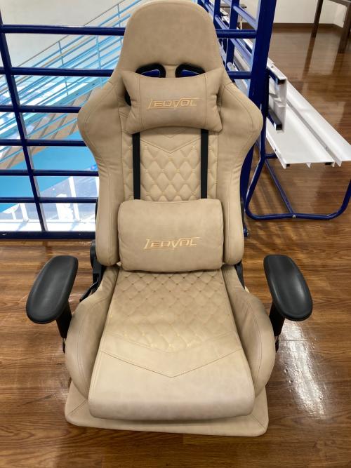 LEOVOL ゲーミングチェア ベージュ 1人掛け