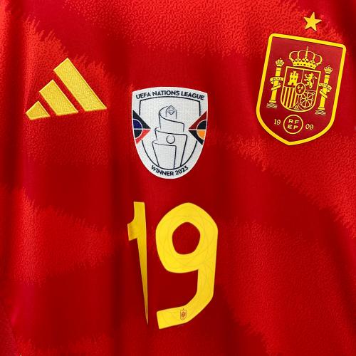 adidas (アディダス) トレーニングウェア メンズ SIZE L レッド 2024年スペイン代表 ＃19ヤマル