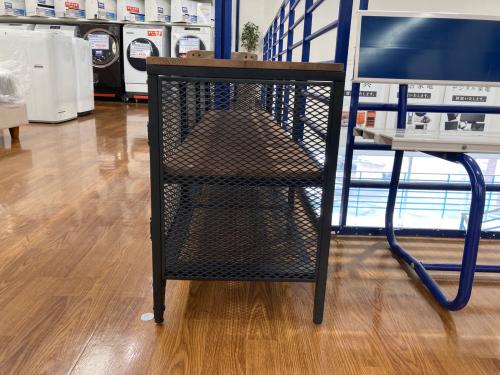 テレビ台 ブラウン×ブラック アイアン