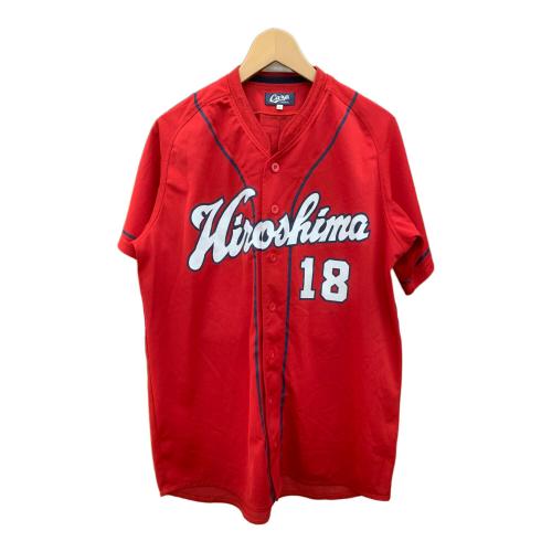 広島東洋カープ (ヒロシマトウヨウカープ) 応援グッズ SIZE L レッド レプリカユニフォーム 背番号18番 前田健太