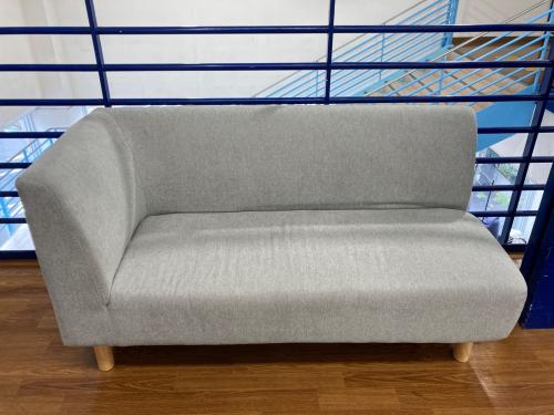 ナフコ ソファダイニング3点セット ホワイト×グレー 221