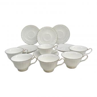 Noritake (ノリタケ) 金彩カップ&ソーサー ボーンチャイナ 6Pセット