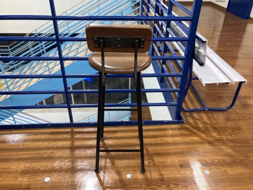 カウンターチェアー ブラウン×ブラック インダストリアル調