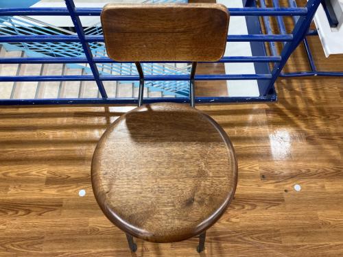 カウンターチェアー ブラウン×ブラック インダストリアル調