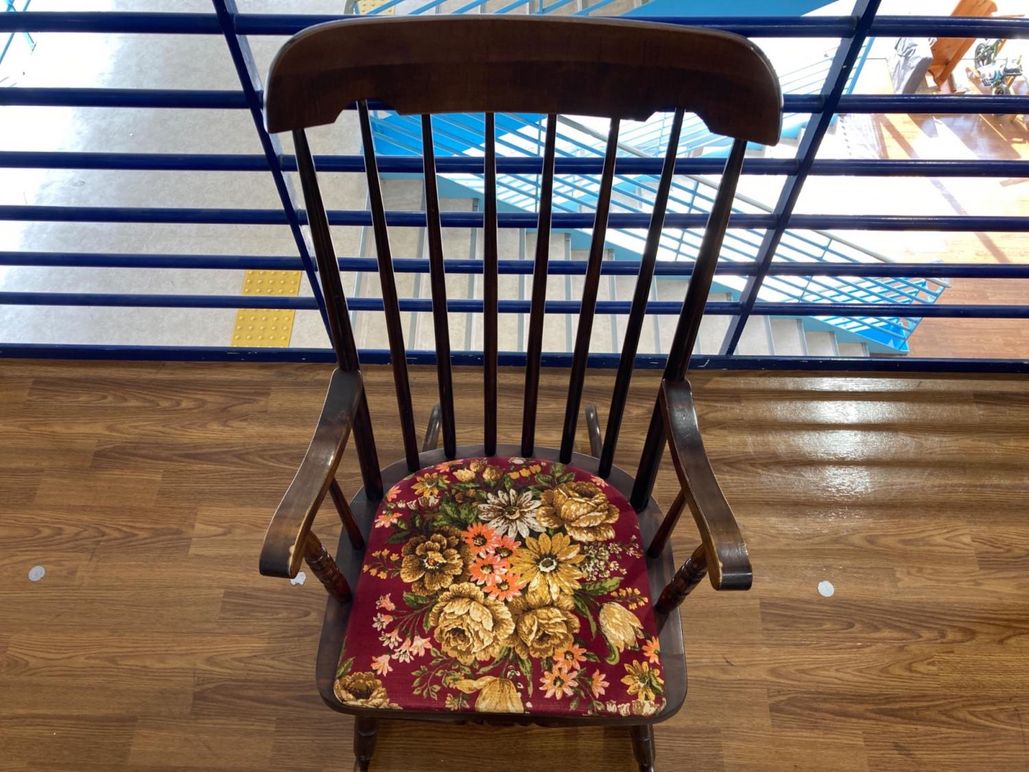 飛騨の家具 (ヒダノカグ) ロッキングチェアー ブラウン キズ有