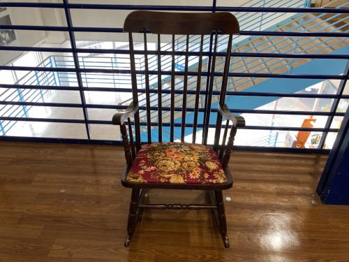 飛騨の家具 (ヒダノカグ) ロッキングチェアー ブラウン キズ有