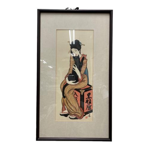 竹久夢二  黒船屋 木版画