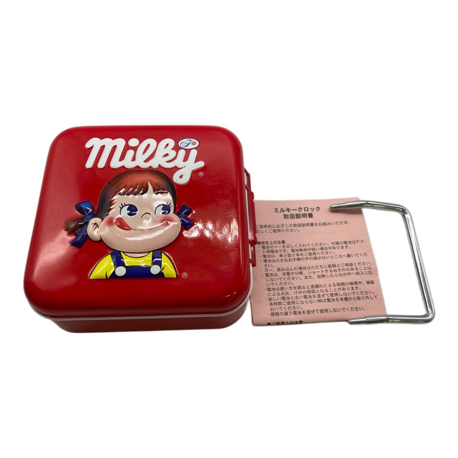 不二家 (フジヤ) ミルキー発売50周年記念 ミルキークロック ペコちゃん