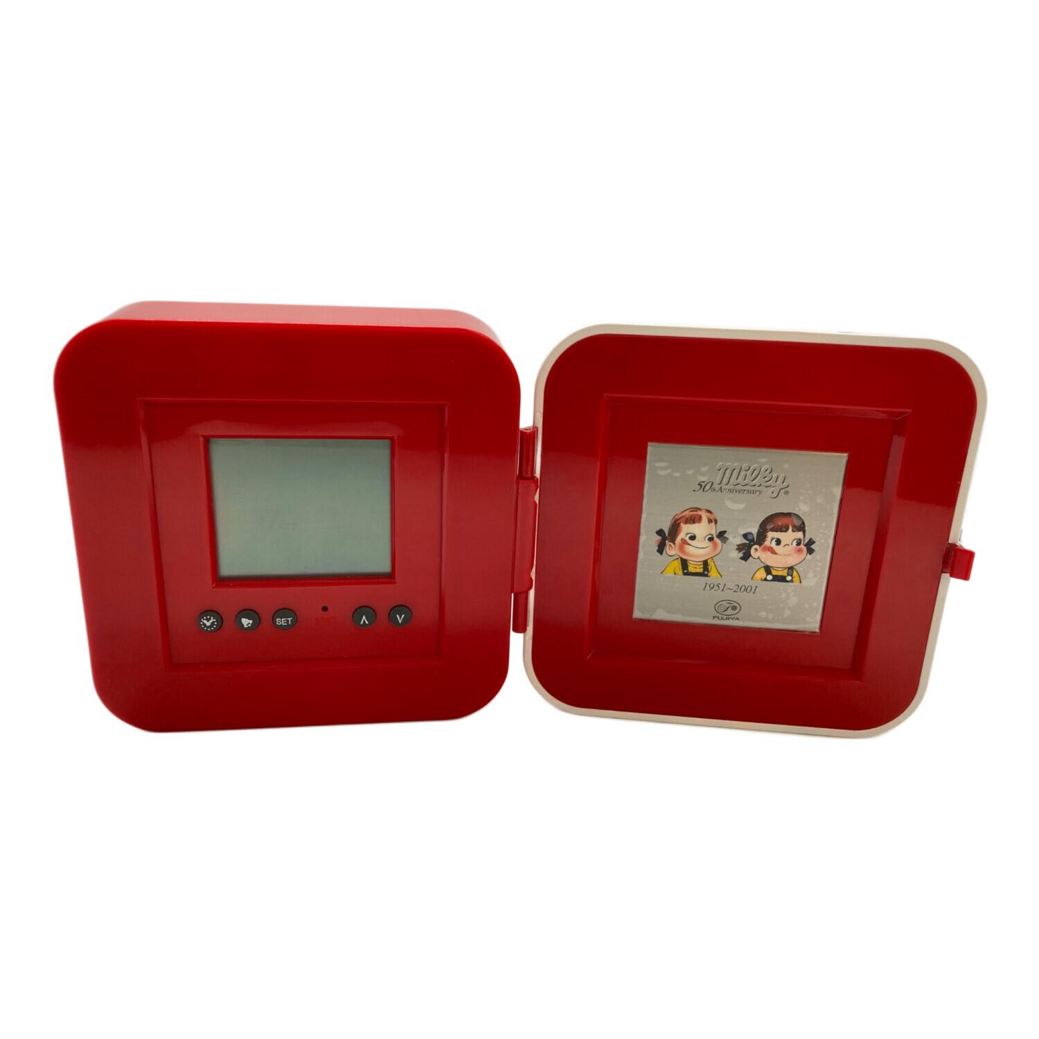 限定値下げ！2001年頃懸賞当選品レアペコちゃん不二家 ミルキー50周年置き時計 Amazon.co.jp: 2001年頃懸賞当選品レア ペコちゃん 不二家