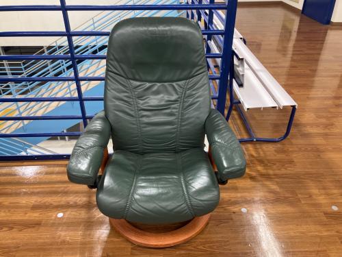 Ekornes (エコーネス) ストレスレスチェア ブラック×ブラウン 214 オットマン付