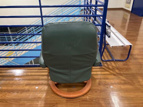 Ekornes (エコーネス) ストレスレスチェア ブラック×ブラウン 214 オットマン付