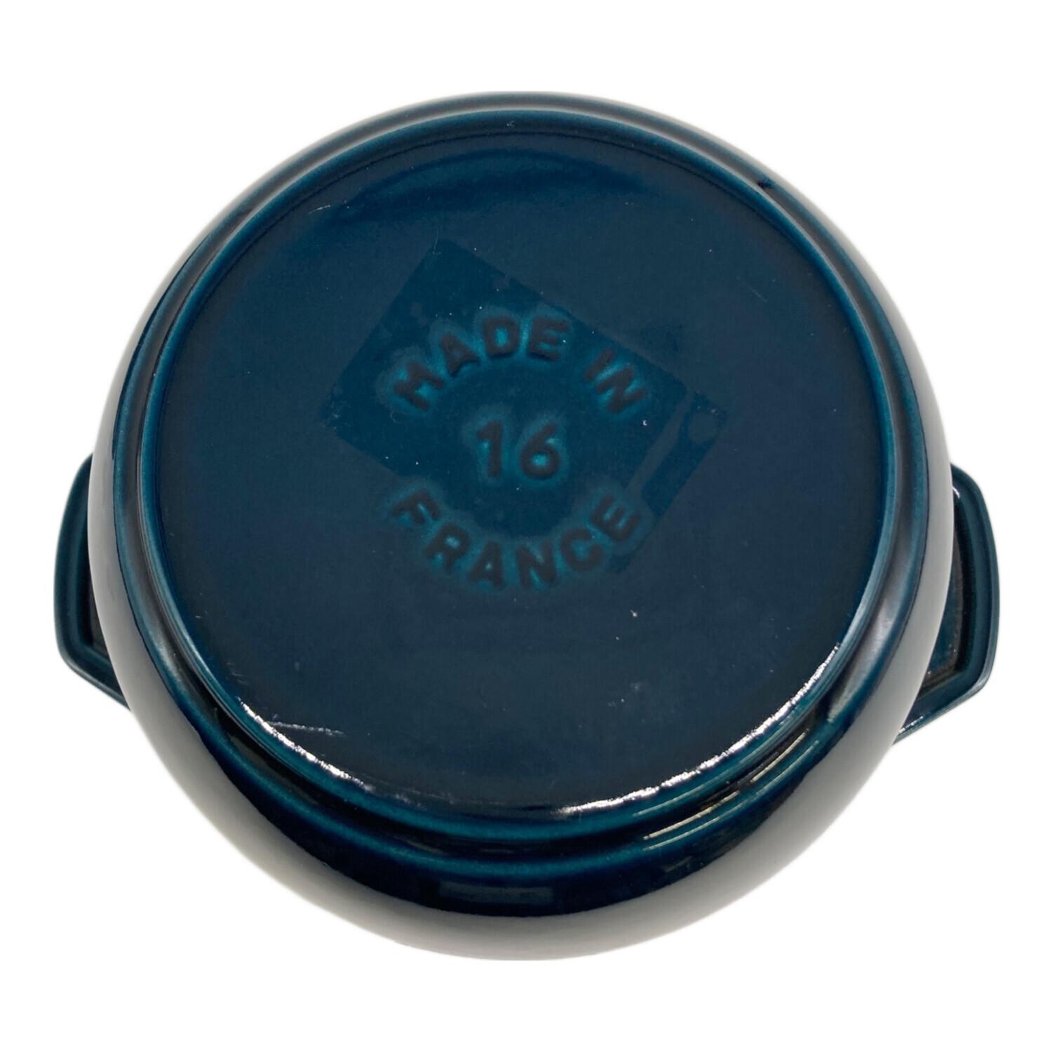Staub (ストウブ) ラ・ココット de GOHAN ラ・メール 16cm ネイビー