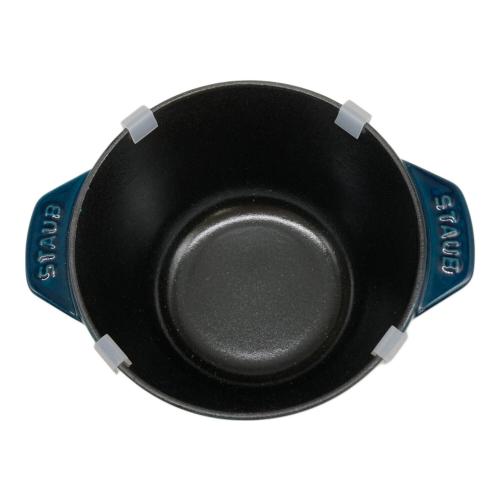 Staub (ストウブ) ラ・ココット de GOHAN ラ・メール 16cm ネイビー 1023918 ココット・ロンド