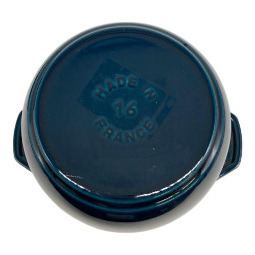Staub (ストウブ) ラ・ココット de GOHAN ラ・メール 16cm ネイビー 1023918 ココット・ロンド