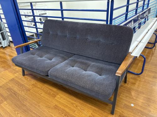 ACME Furniture (アクメファニチャー) 3人掛けソファー ブラウン×ネイビー アイアン×ファブリック/オーク材 グランビューソファー