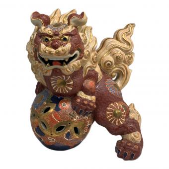 九谷焼 (クタニヤキ) シーサー置物