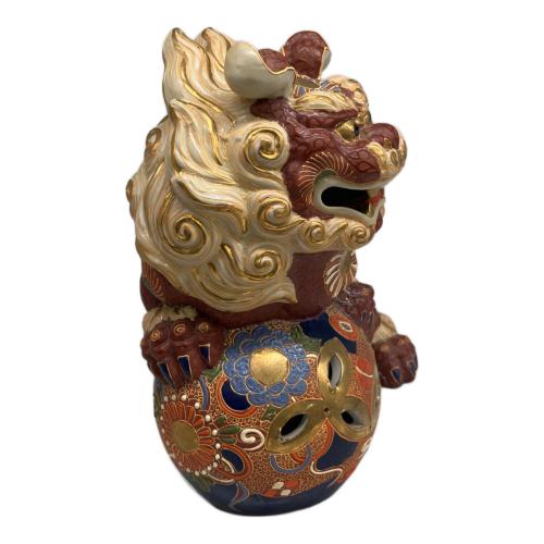 九谷焼 (クタニヤキ) シーサー置物