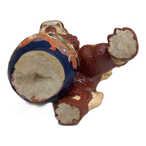 九谷焼 (クタニヤキ) シーサー置物