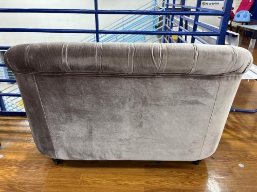 VINCENT (ヴィンセント) チェスターフィールドソファ ベージュ ● 2人掛け ファブリック