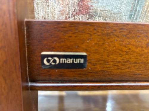 マルニ木工 (マルニモッコウ) 2人掛けソファー ブラウン 293 地中海